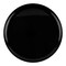 Smarty Had A Party 625 Black Flat Round Disposable Plastic Pastry Plates 120 Plates, 120PK 836-B-CASE - alternate 2